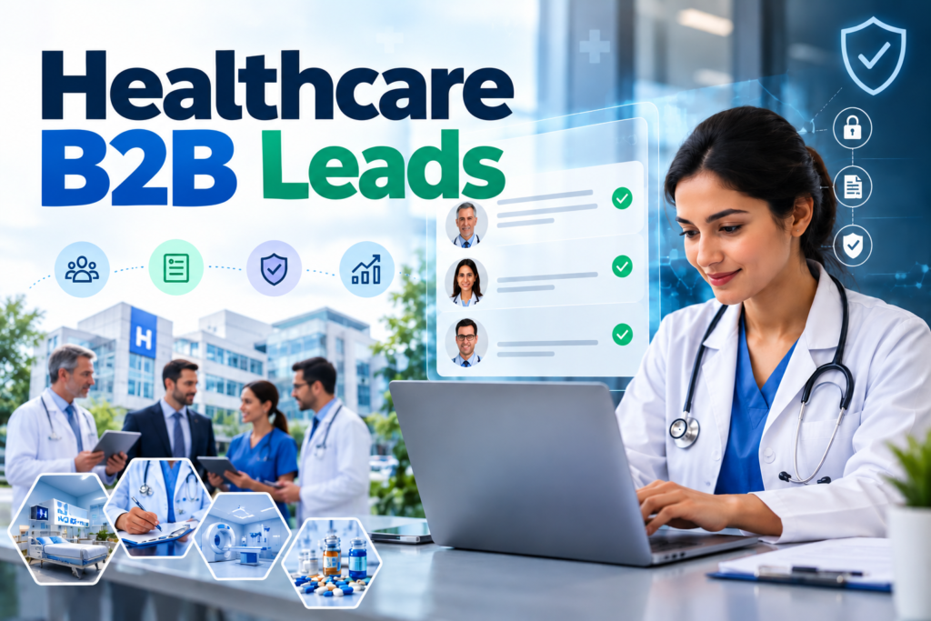 Healthcare B2B Leads Banner